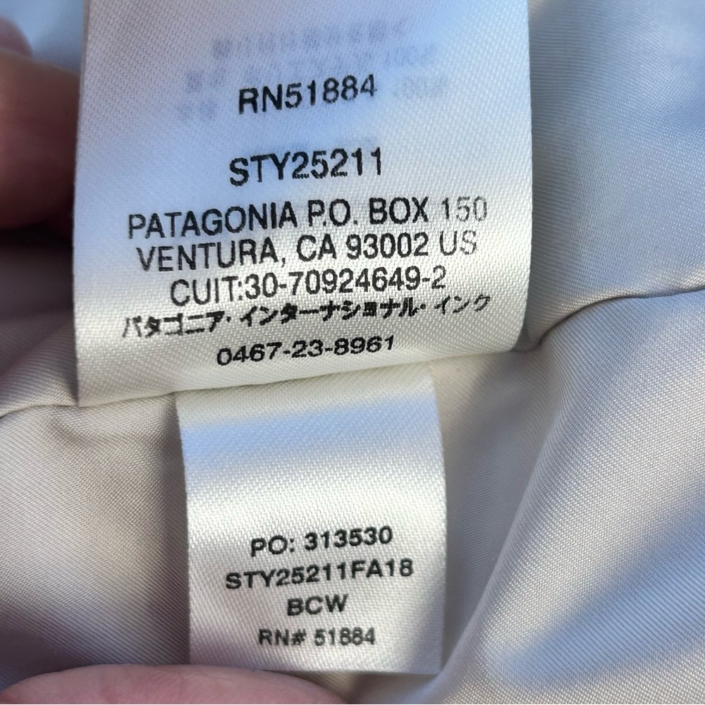 Patagonia Women's Los Gatos Fleece Jacket Full Zip Birch White | Size Medium - Picture 12 of 12
